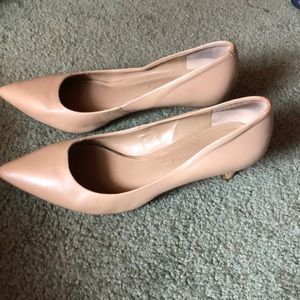 Banana Republic Nude Leather heels